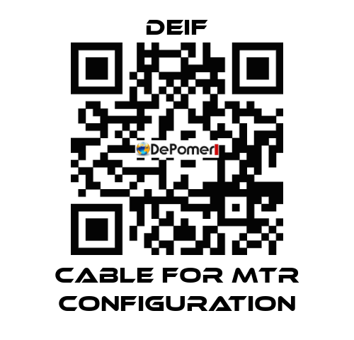 Cable for MTR configuration Deif