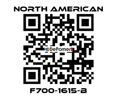 F700-1615-B NORTH AMERICAN