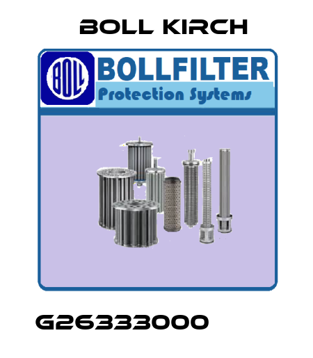 G26333000          Boll Kirch