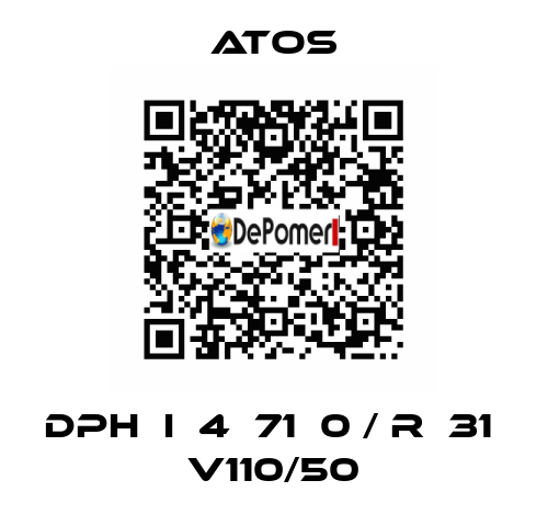 DPH  I  4  71  0 / R  31  V110/50 Atos