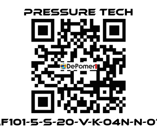 MF101-5-S-20-V-K-04N-N-015 Pressure Tech