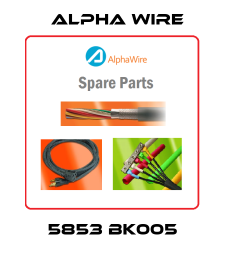 5853 BK005 Alpha Wire