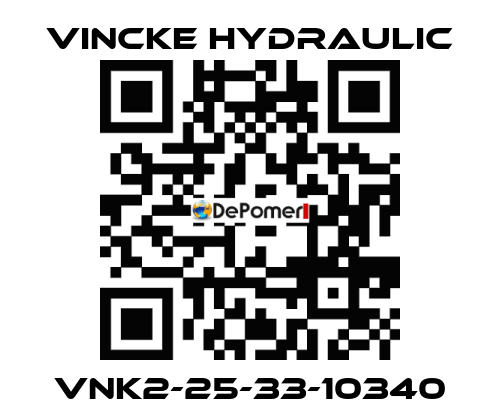 VNK2-25-33-10340 VINCKE HYDRAULIC