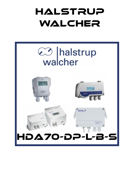 HDA70-DP-L-B-S Halstrup Walcher