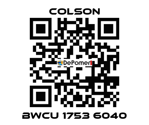 BWCU 1753 6040 Colson