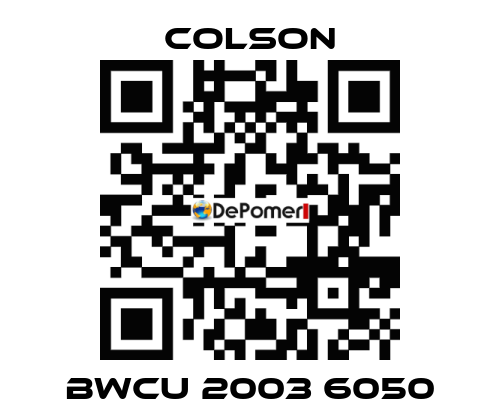 BWCU 2003 6050 Colson
