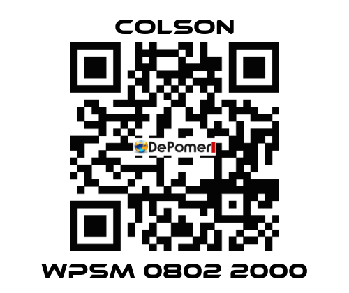WPSM 0802 2000 Colson