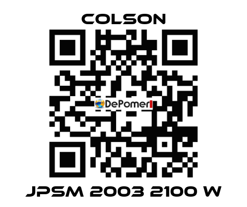 JPSM 2003 2100 W Colson
