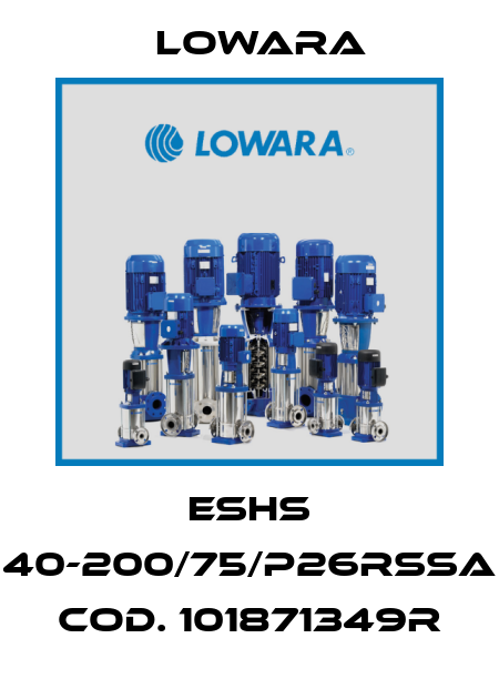 ESHS 40-200/75/P26RSSA   COD. 101871349R Lowara