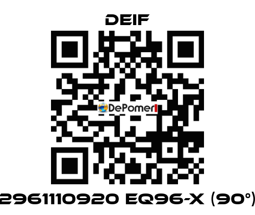 2961110920 EQ96-x (90°) Deif