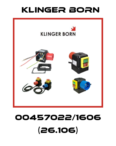 00457022/1606 (26.106) Klinger Born