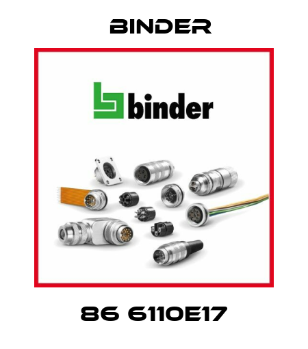 86 6110E17 Binder