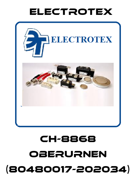 CH-8868 OBERURNEN (80480017-202034) Electrotex