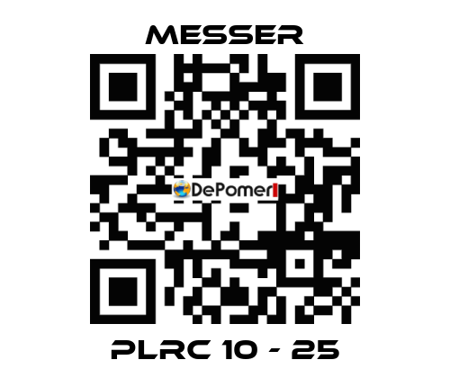 PLRC 10 - 25 Messer
