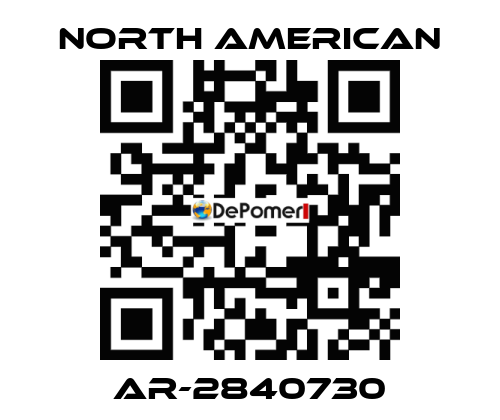 AR-2840730 NORTH AMERICAN