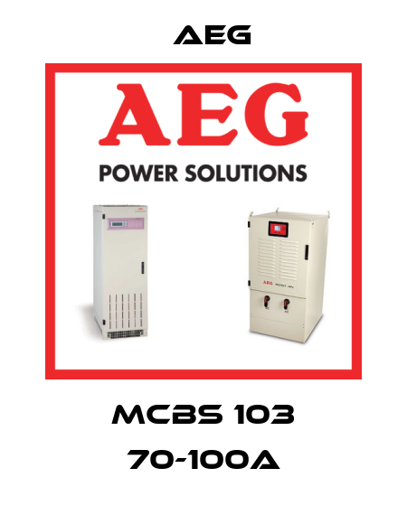 MCBS 103 70-100A AEG