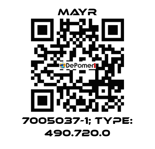7005037-1; Type: 490.720.0 Mayr