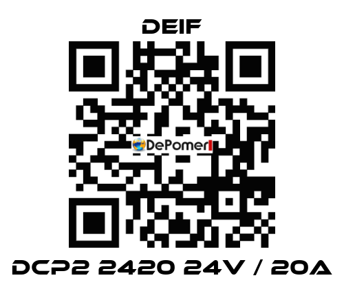 DCP2 2420 24V / 20A Deif