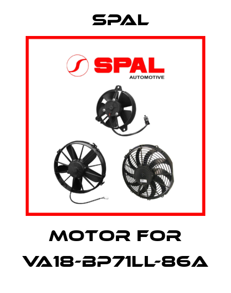 motor for VA18-BP71LL-86A SPAL
