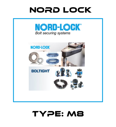 type: M8 Nord Lock