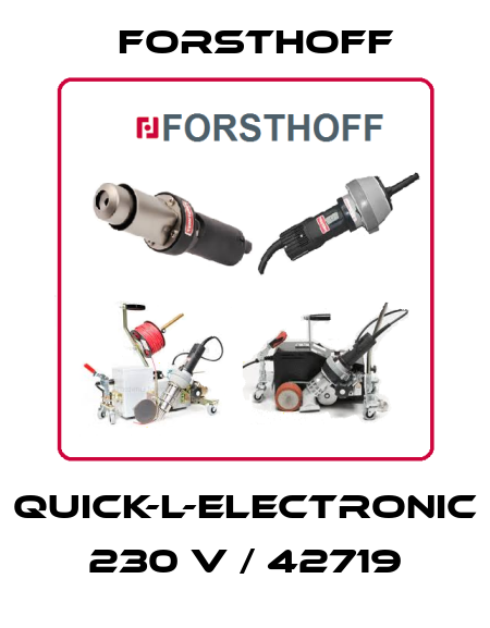 QUICK-L-electronic 230 V / 42719 Forsthoff