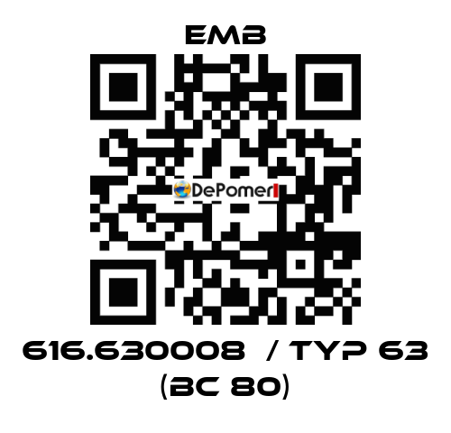 616.630008  / Typ 63 (BC 80) Emb
