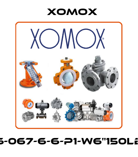 6-067-6-6-P1-W6"150LB Xomox