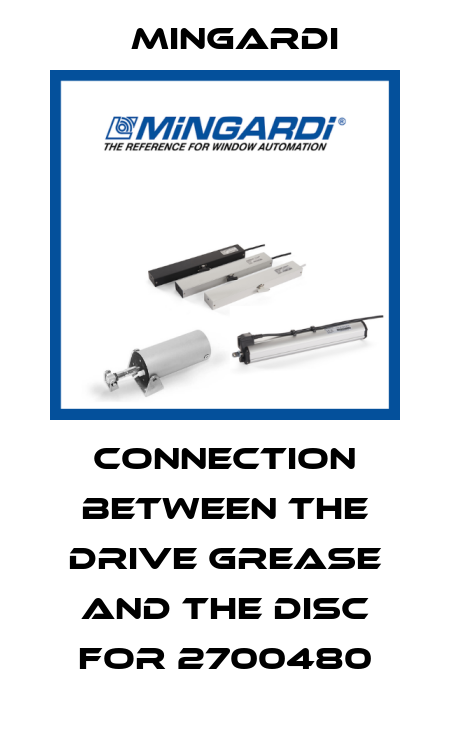 connection between the drive grease and the disc for 2700480 Mingardi