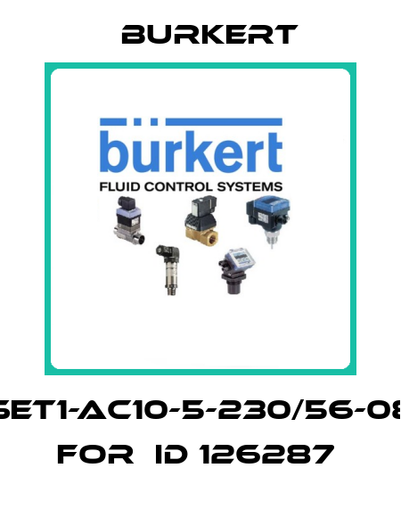 SET1-AC10-5-230/56-08 FOR  ID 126287  Burkert