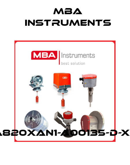 MBA820XAN1-A00135-D-XXXX MBA Instruments