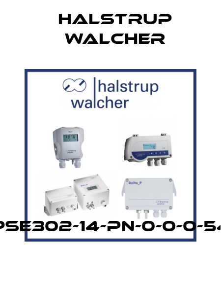 PSE302-14-PN-0-0-0-54 Halstrup Walcher