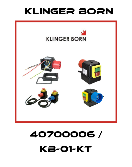 40700006 / KB-01-KT Klinger Born
