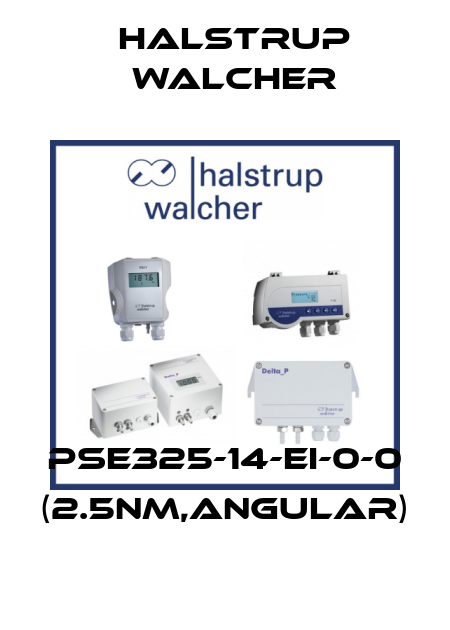 PSE325-14-EI-0-0 (2.5NM,ANGULAR) Halstrup Walcher