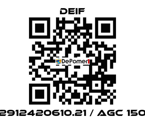 2912420610.21 / AGC 150 Deif