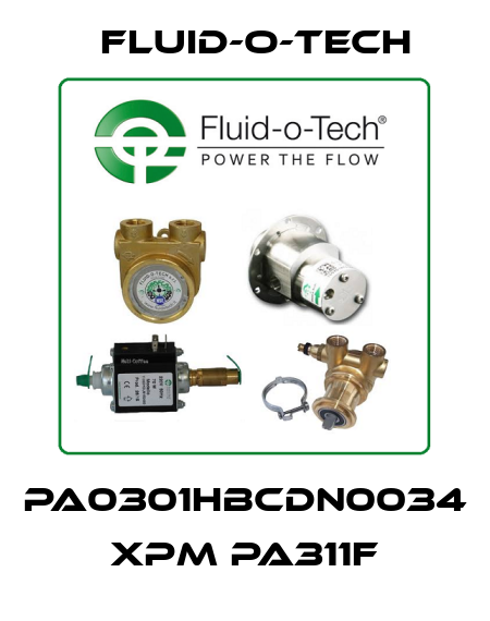 PA0301HBCDN0034 XPM PA311F Fluid-O-Tech