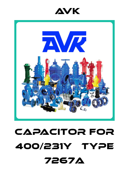 Capacitor for 400/231Y   TYPE 7267A AVK