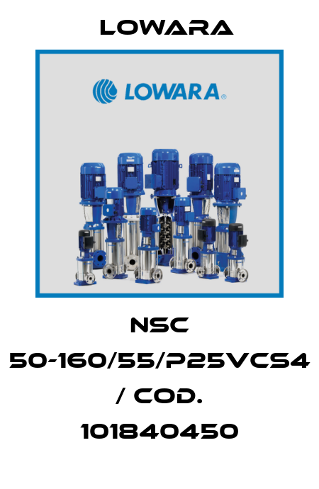 NSC 50-160/55/P25VCS4 / COD. 101840450 Lowara