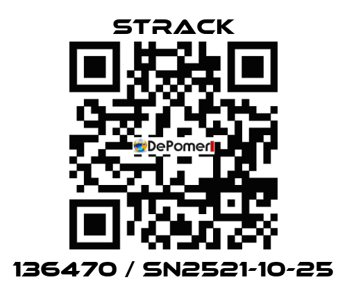 136470 / SN2521-10-25 Strack
