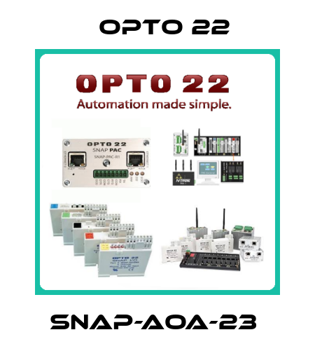 SNAP-AOA-23  Opto 22