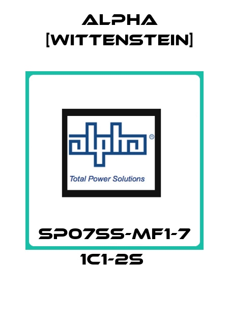 SP07SS-MF1-7 1C1-2S  Alpha [Wittenstein]