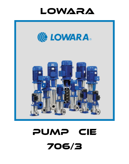 Pump   CIE 706/3 Lowara