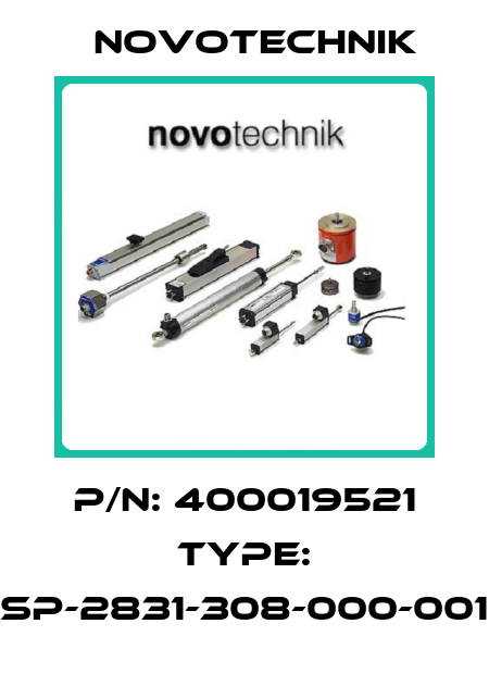P/N: 400019521 Type: SP-2831-308-000-001 Novotechnik