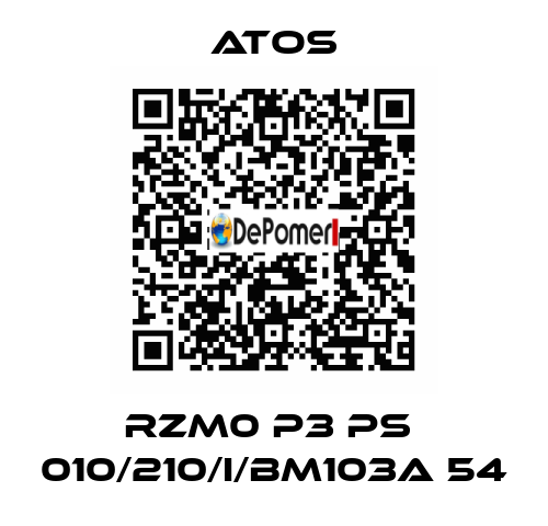 RZM0 P3 PS  010/210/I/BM103A 54 Atos