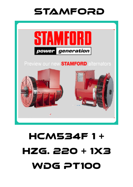 HCM534F 1 + Hzg. 220 + 1x3 Wdg PT100 Stamford