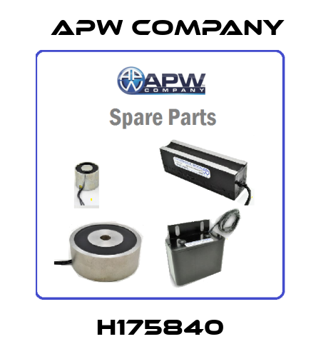 H175840 Apw Company