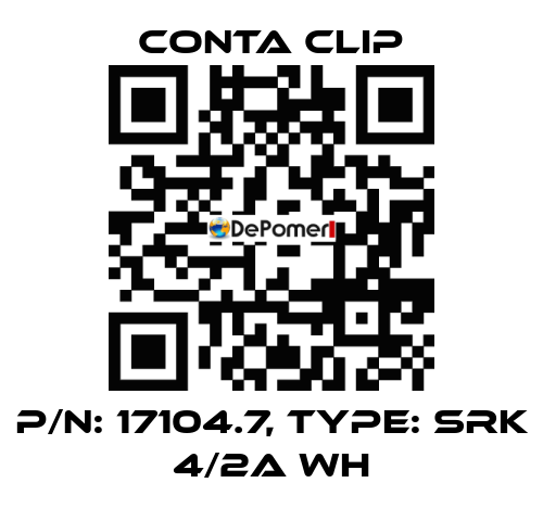 P/N: 17104.7, Type: SRK 4/2A WH Conta Clip