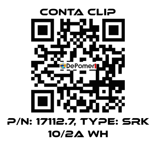 P/N: 17112.7, Type: SRK 10/2A WH Conta Clip