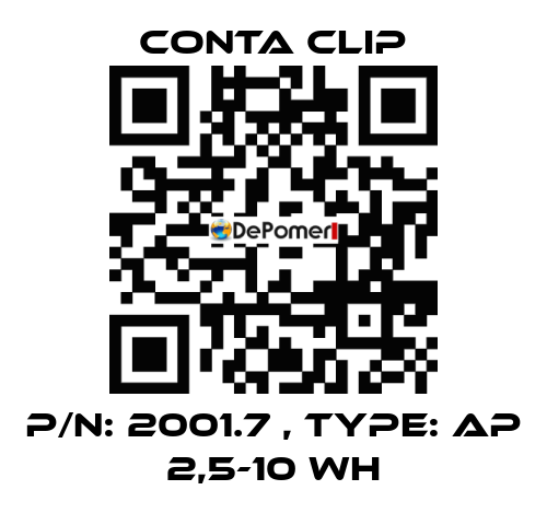 P/N: 2001.7 , Type: AP 2,5-10 WH Conta Clip