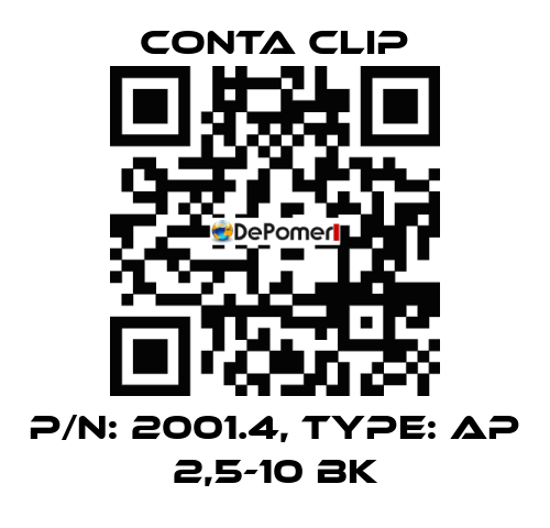 P/N: 2001.4, Type: AP 2,5-10 BK Conta Clip
