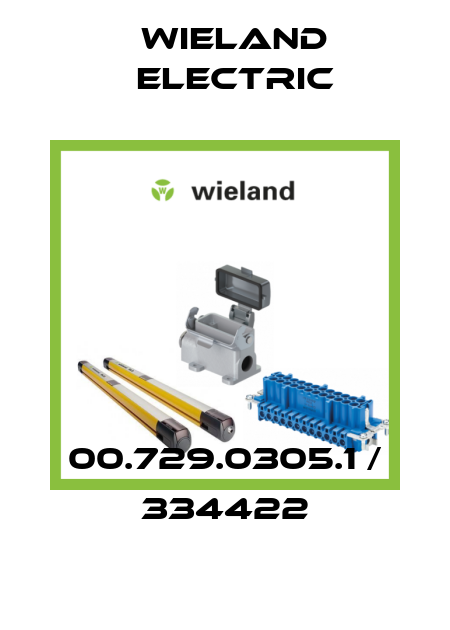 00.729.0305.1 / 334422 Wieland Electric